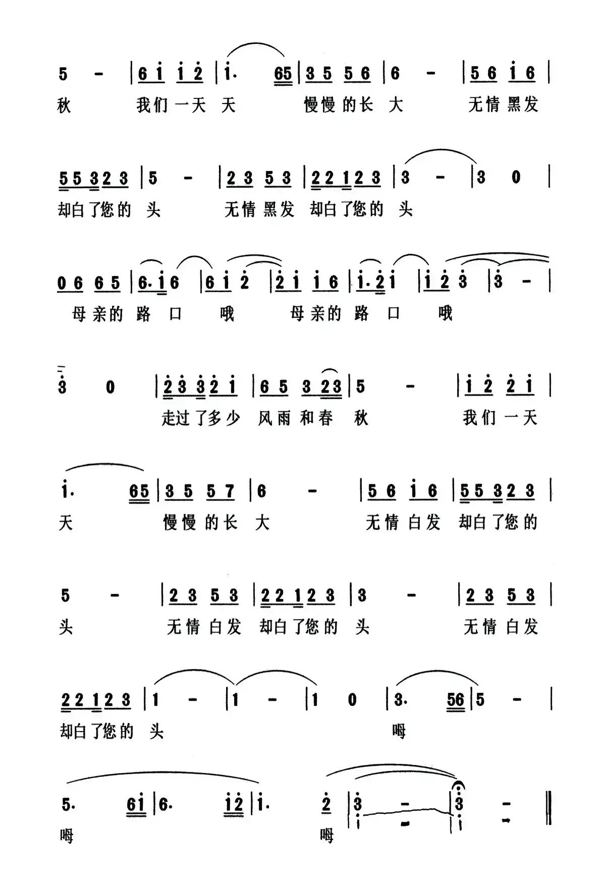 母亲的路口