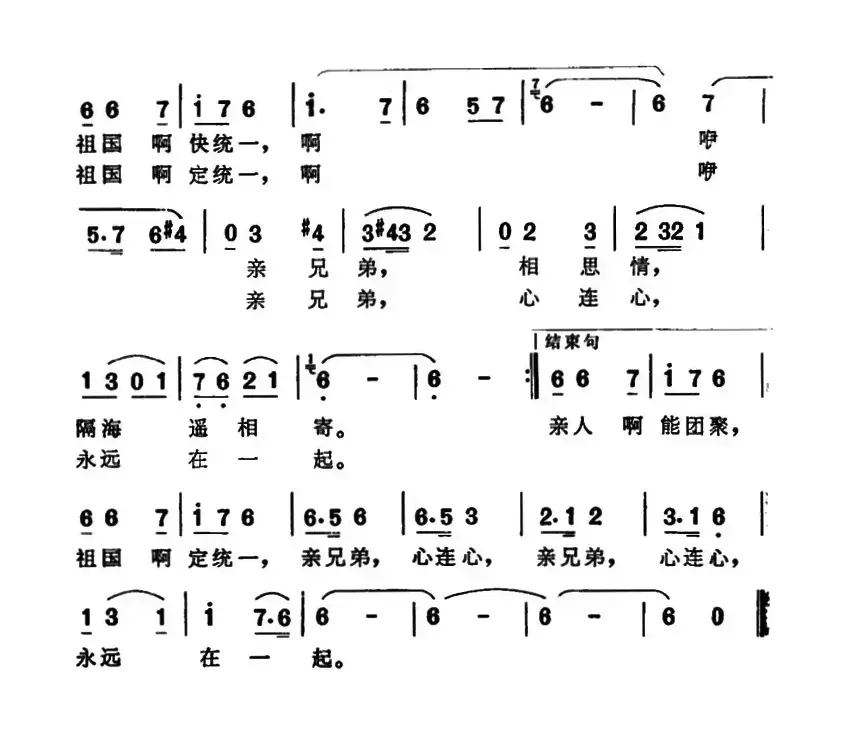 亲兄弟（张藜词 郭建丰曲）