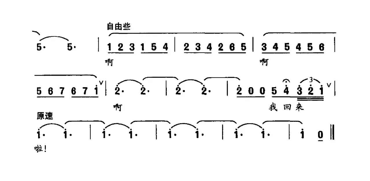 妈妈，我回来啦