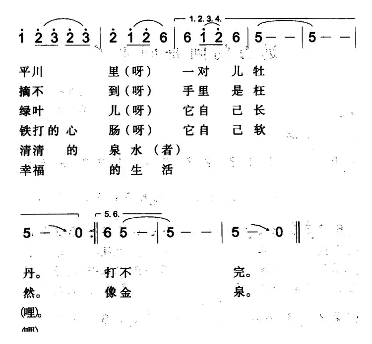 幸福的生活像金泉（米泉回族民歌）