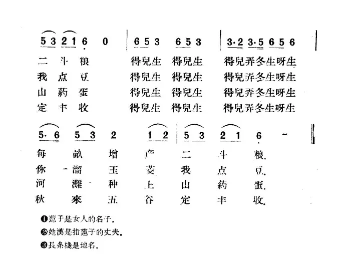 春耕曲（山西左权民歌）