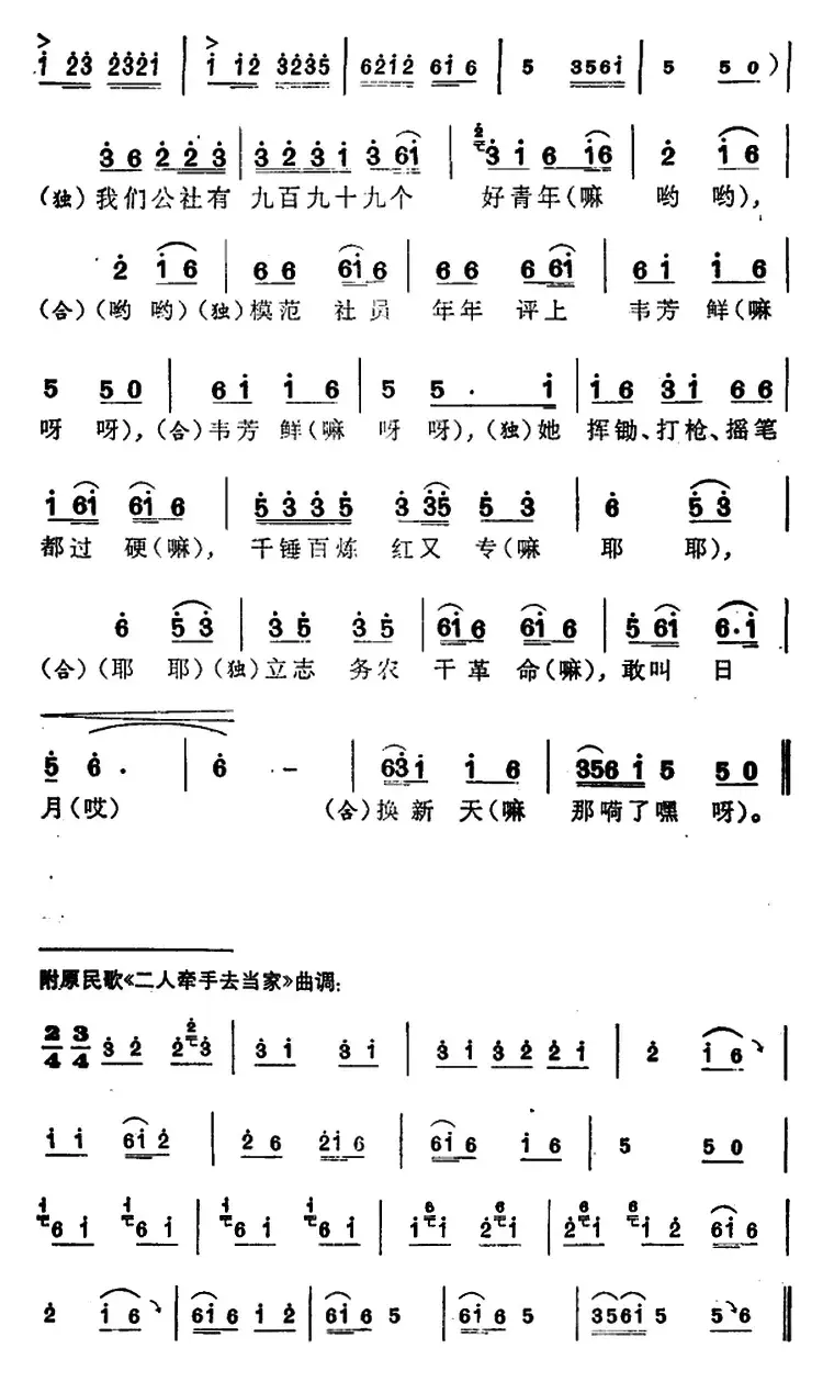 歌唱知青韦芳鲜