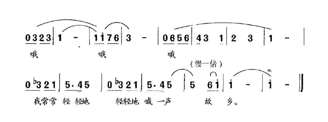 喊一声故乡（吴广川词 于文浩曲）