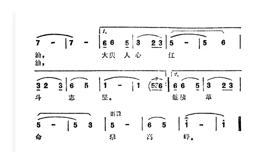 要为祖国献石油（纪录片《大庆红旗》插曲）