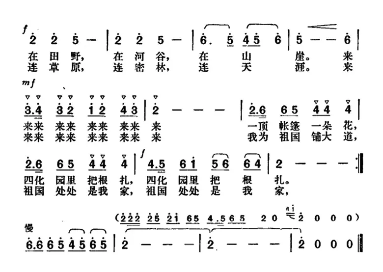 祖国处处是我家