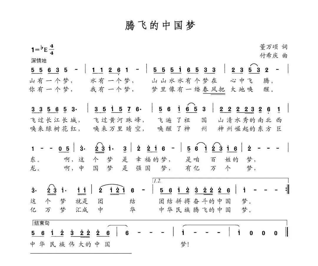 腾飞的中国梦