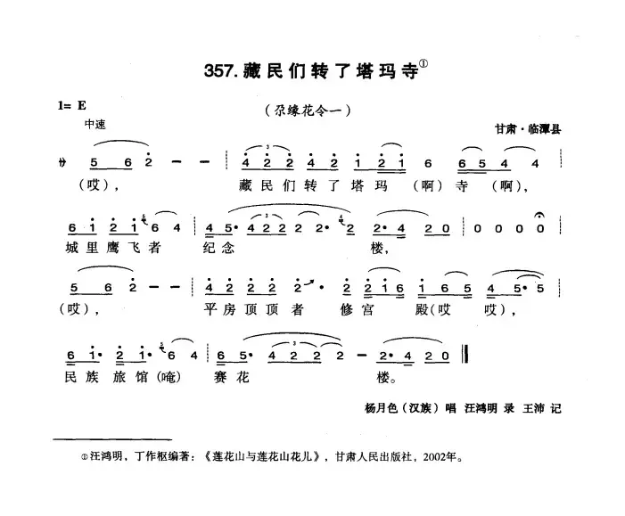 藏民们转了塔玛寺