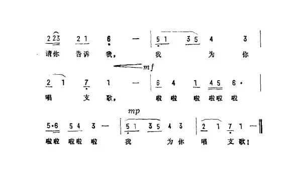 骆驼之歌（电影《最后一个冬日》插曲）