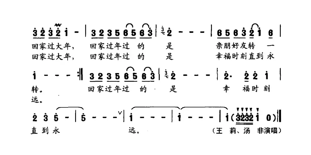 回家过大年（任岩兵词 刘跃强曲）