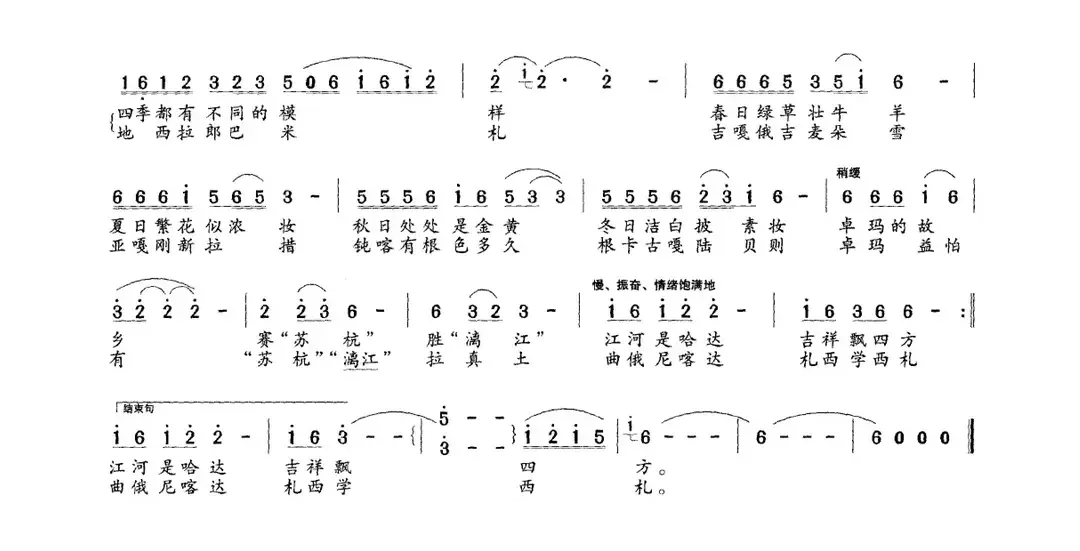 卓玛的故乡（王廷射词 王廷射曲）