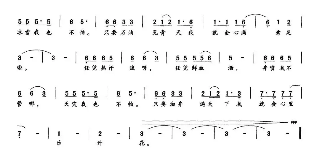 钻井工的心里话（熊初保词 熊初保曲）