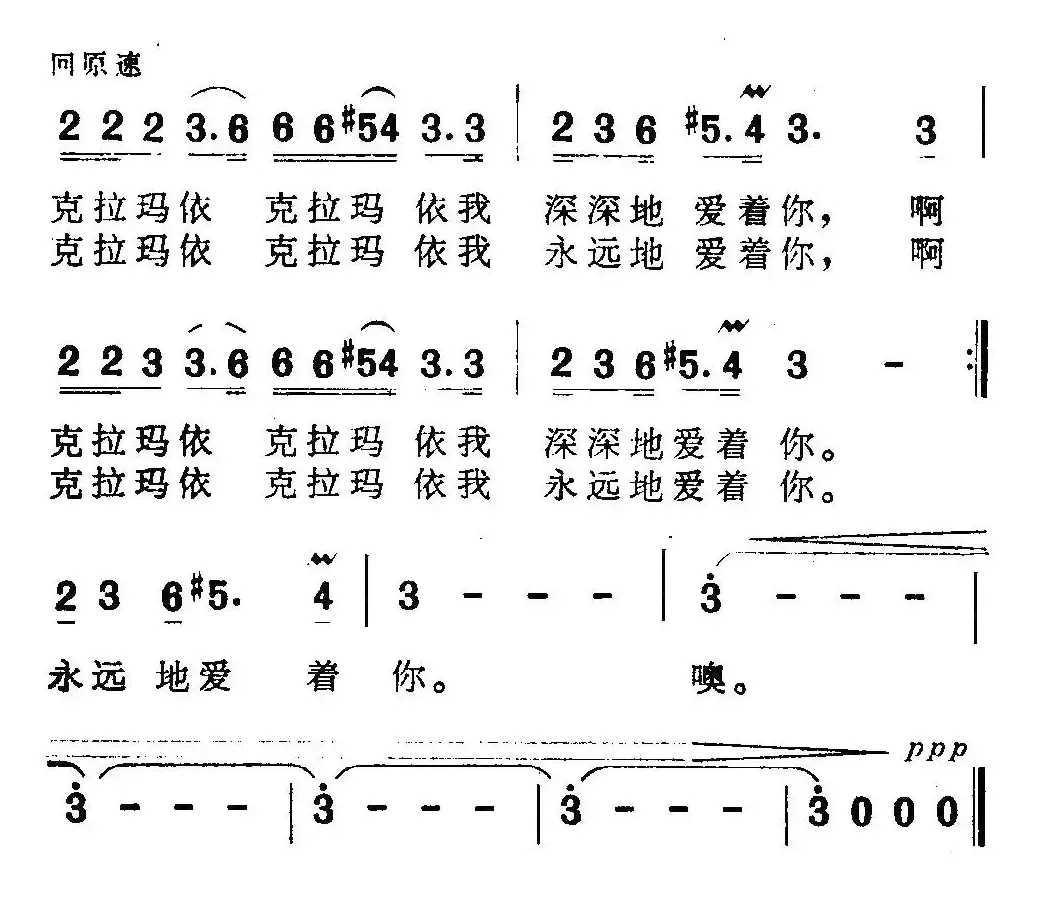 克拉玛依新歌（吕远 词曲）