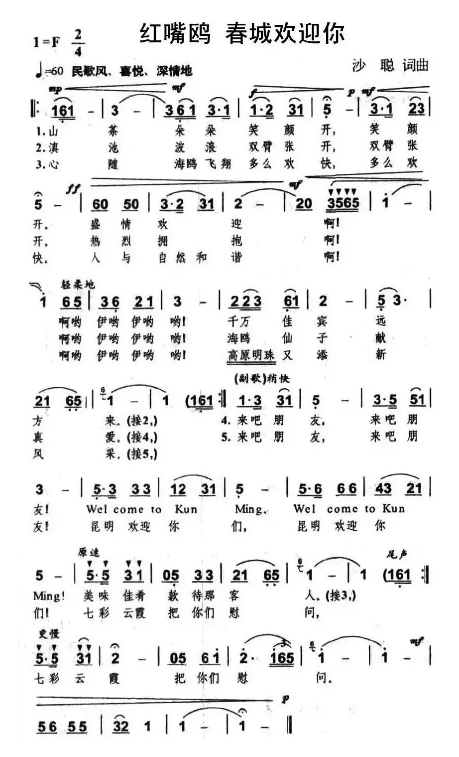 红嘴鸥 春城欢迎你