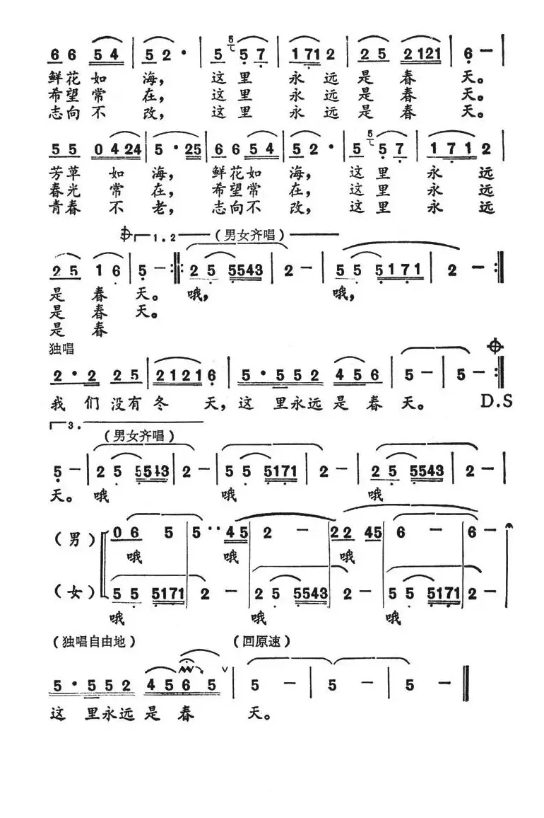 这一片热土（孟广征词 徐沛东曲）