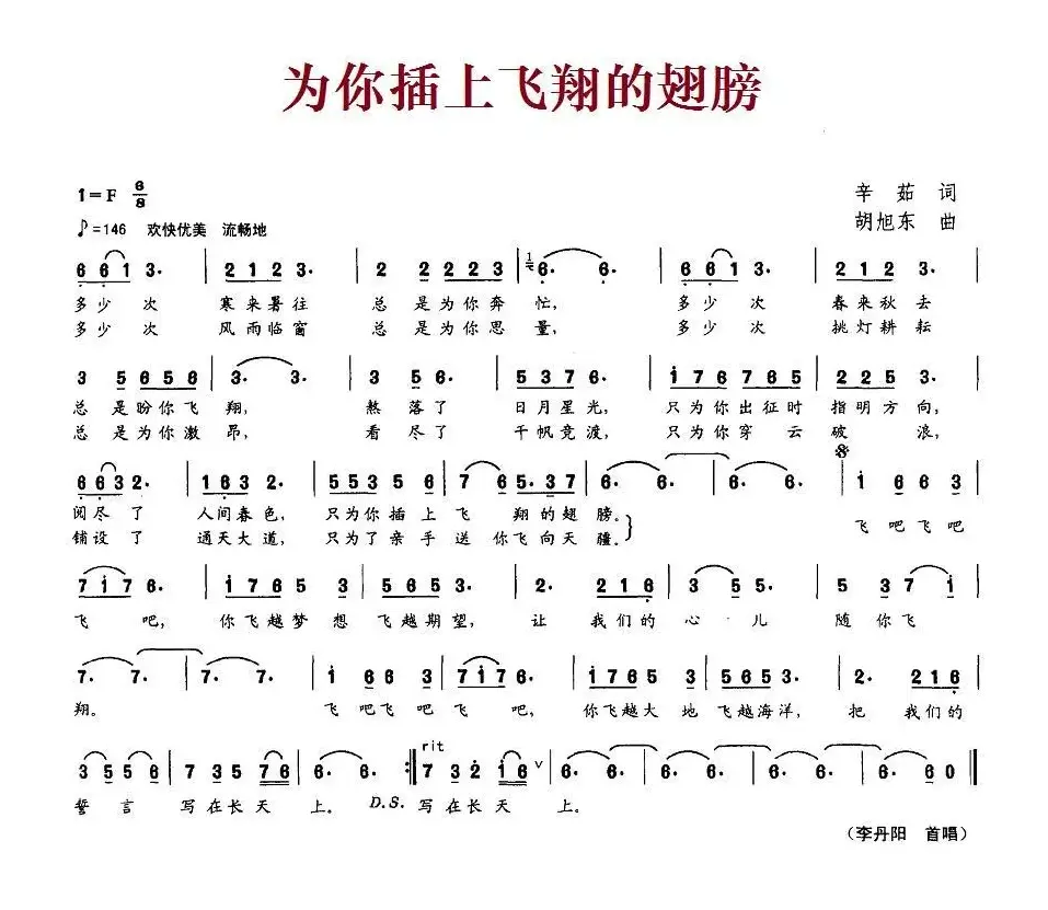 为你插上飞翔的翅膀