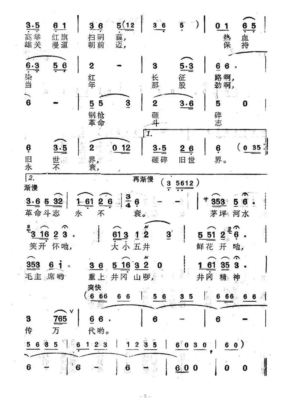 毛主席重上井冈山