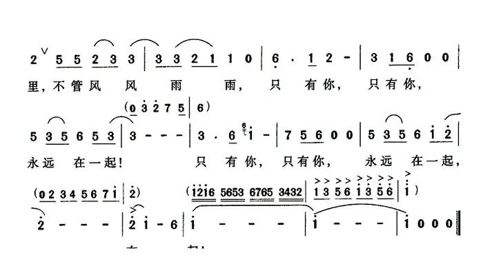 只有你（瞿琮词 雷登荣曲）