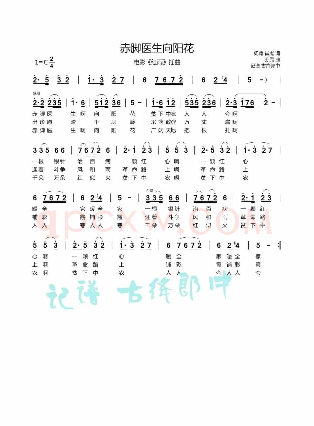 赤脚医生向阳花