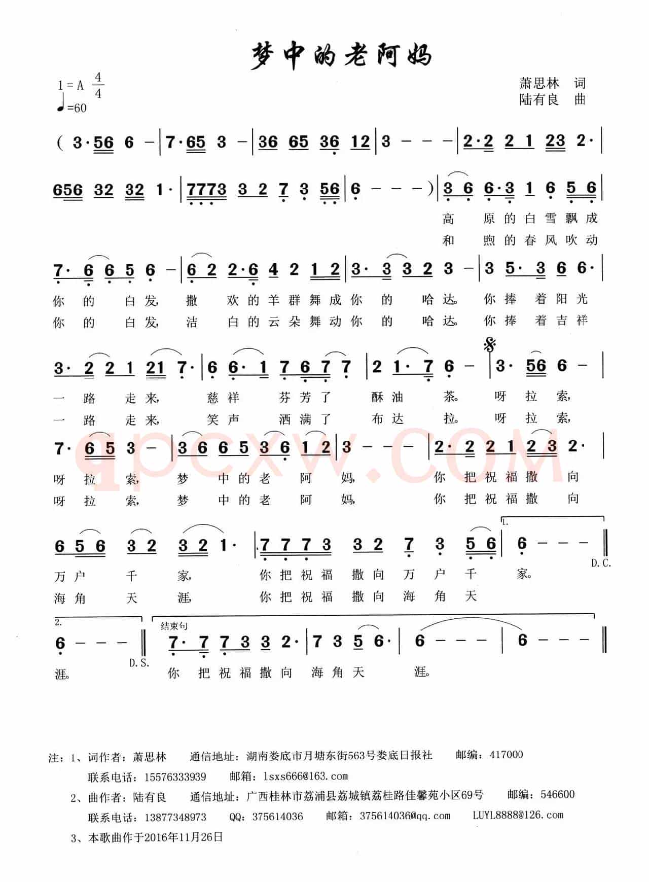 梦中的老阿妈