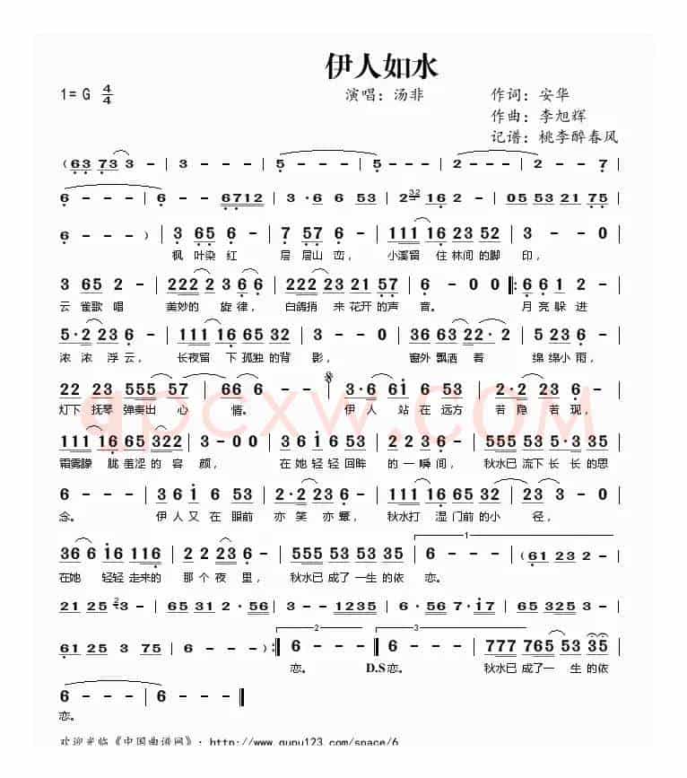伊人如水