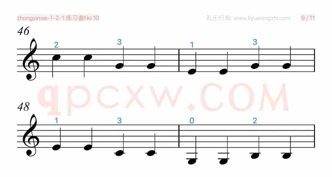 练习曲No.10（小提琴）