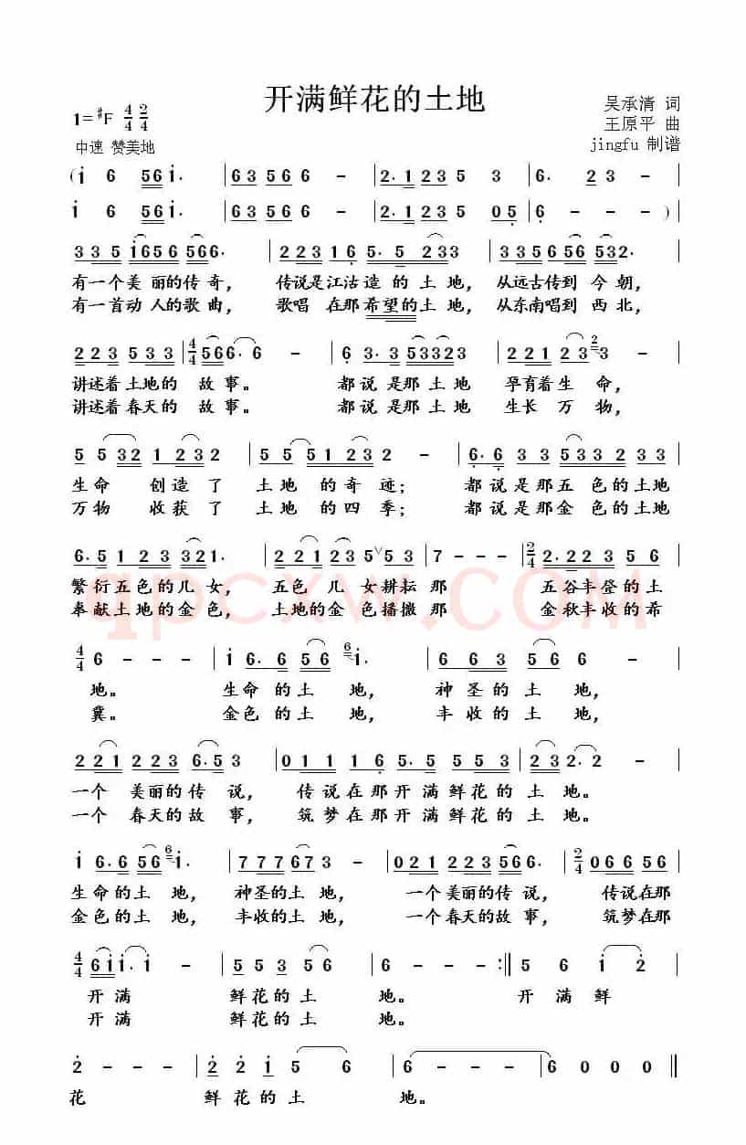 开满鲜花的土地