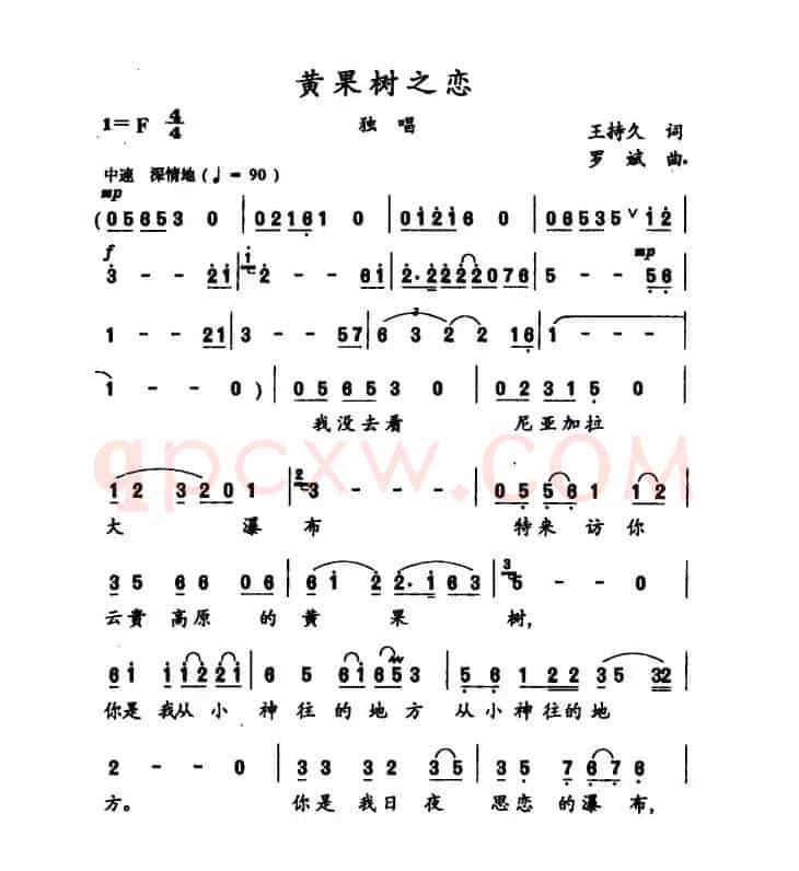 黄果树之恋