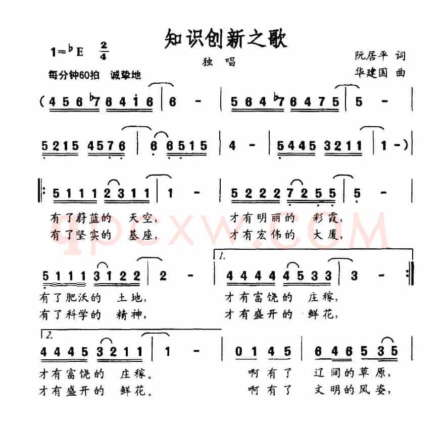 知识创新之歌