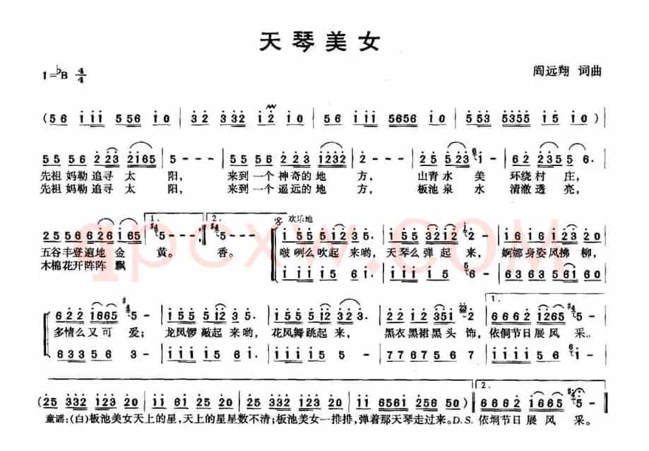 天琴美女