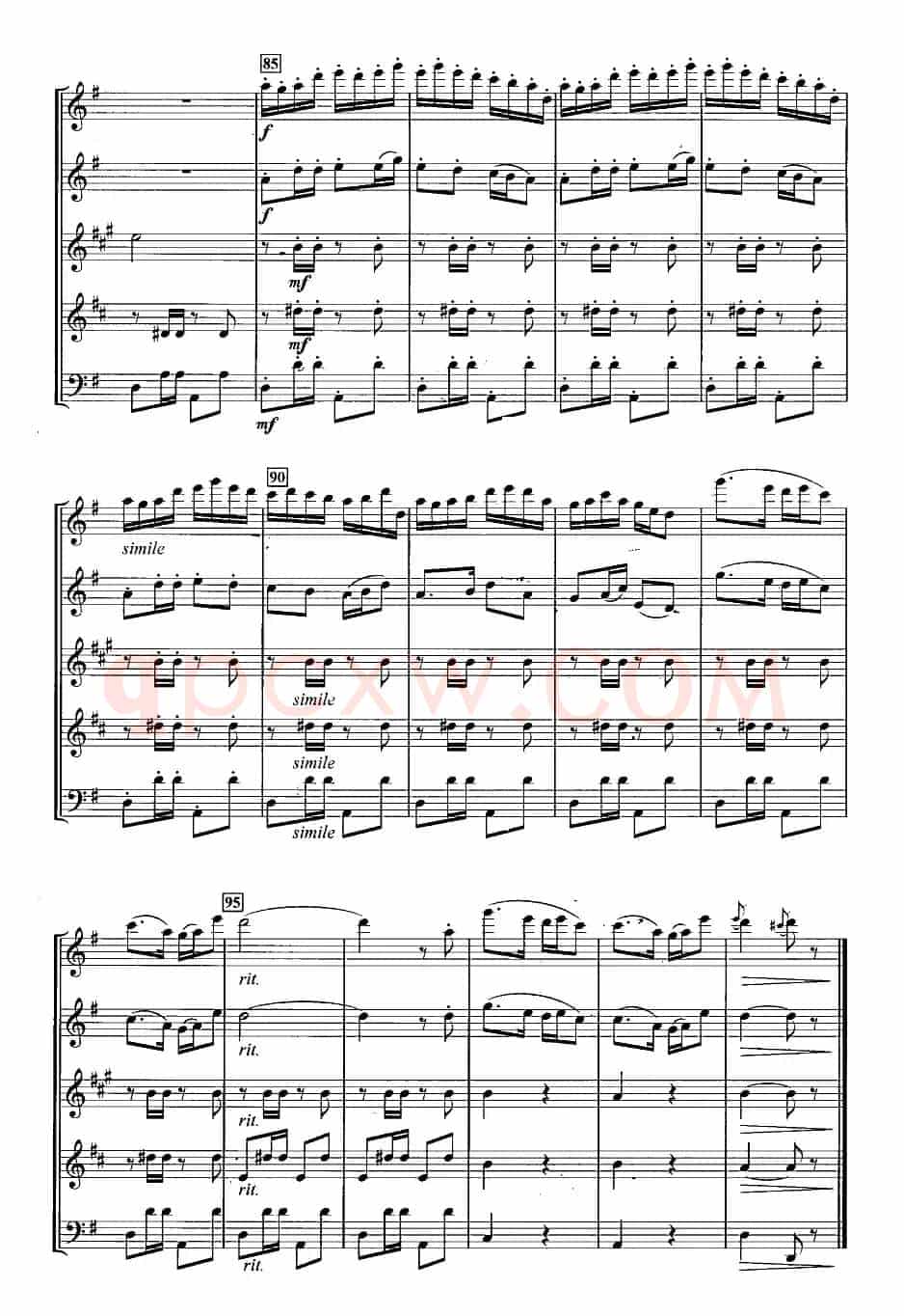 过年(管乐五重奏)１-6