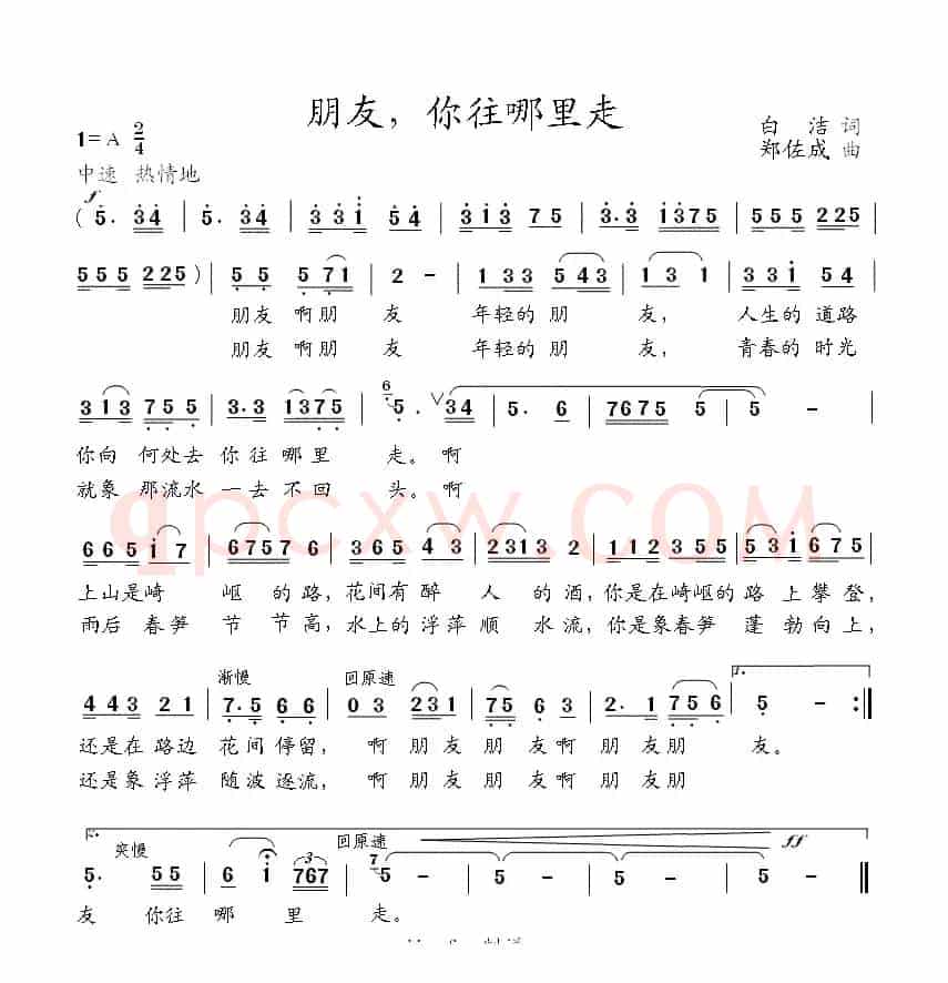 朋友，你往哪里走