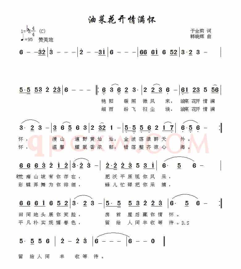 油菜花开情满怀