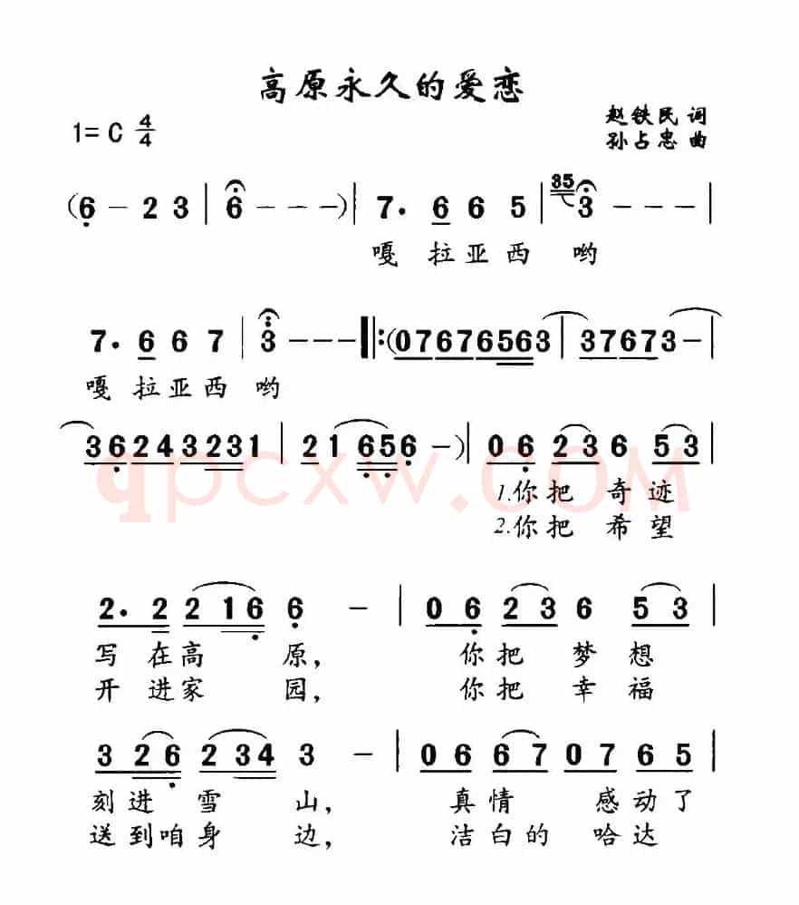 高原永久的爱恋