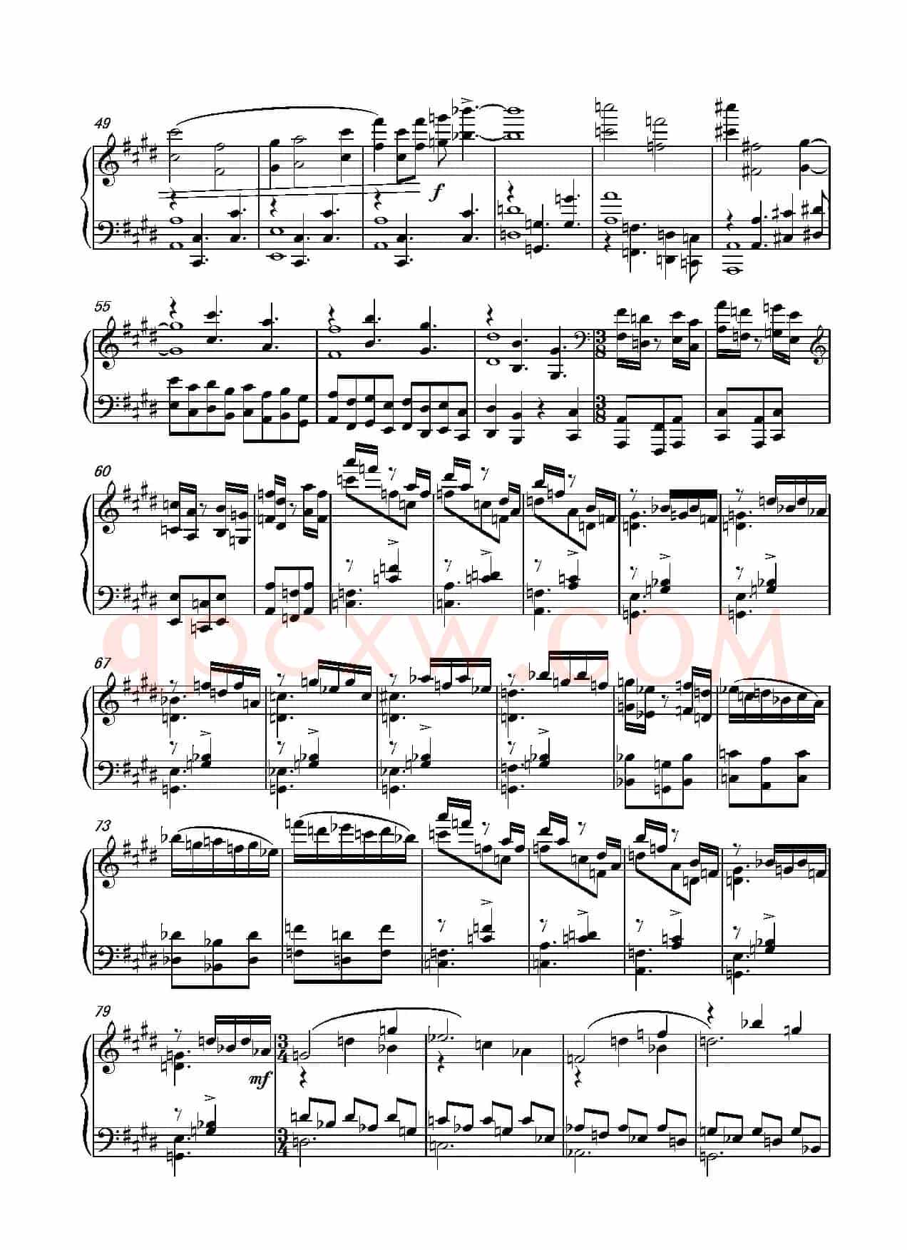 第二十钢琴奏鸣曲(Piano Sonata.20)(中国钢琴作品)