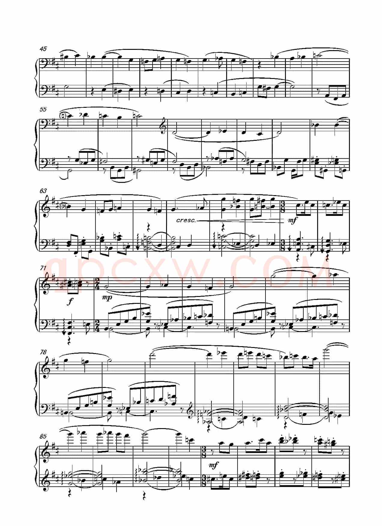 第十七钢琴奏鸣曲Piano Sonata No.17（葛清钢琴奏鸣曲、三个乐章）