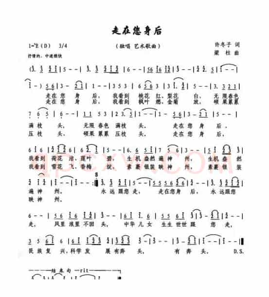 走在您身后