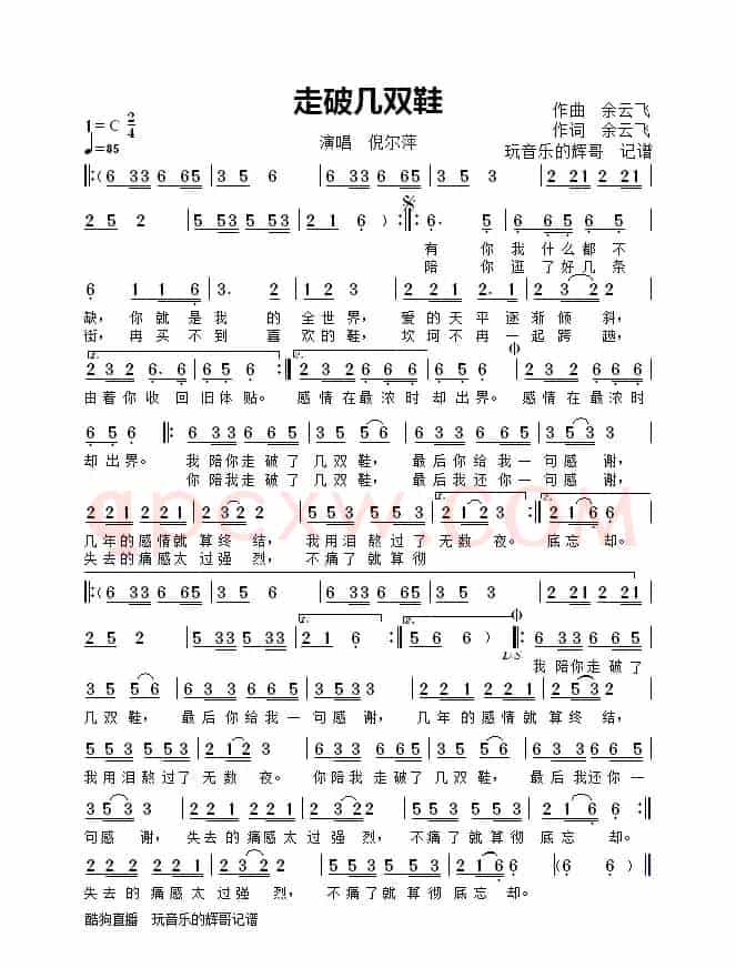 走破几双鞋（倪尔萍）