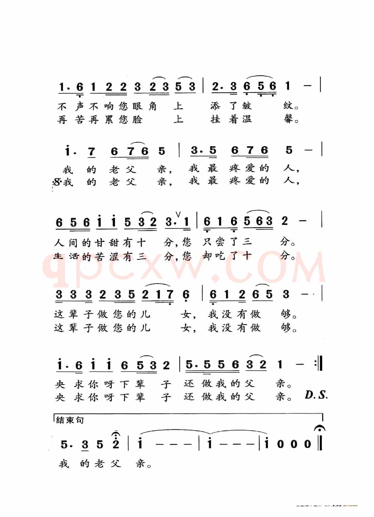 父亲（老人适用）
