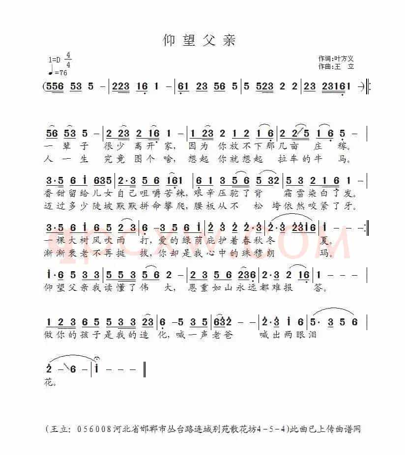 仰望父亲