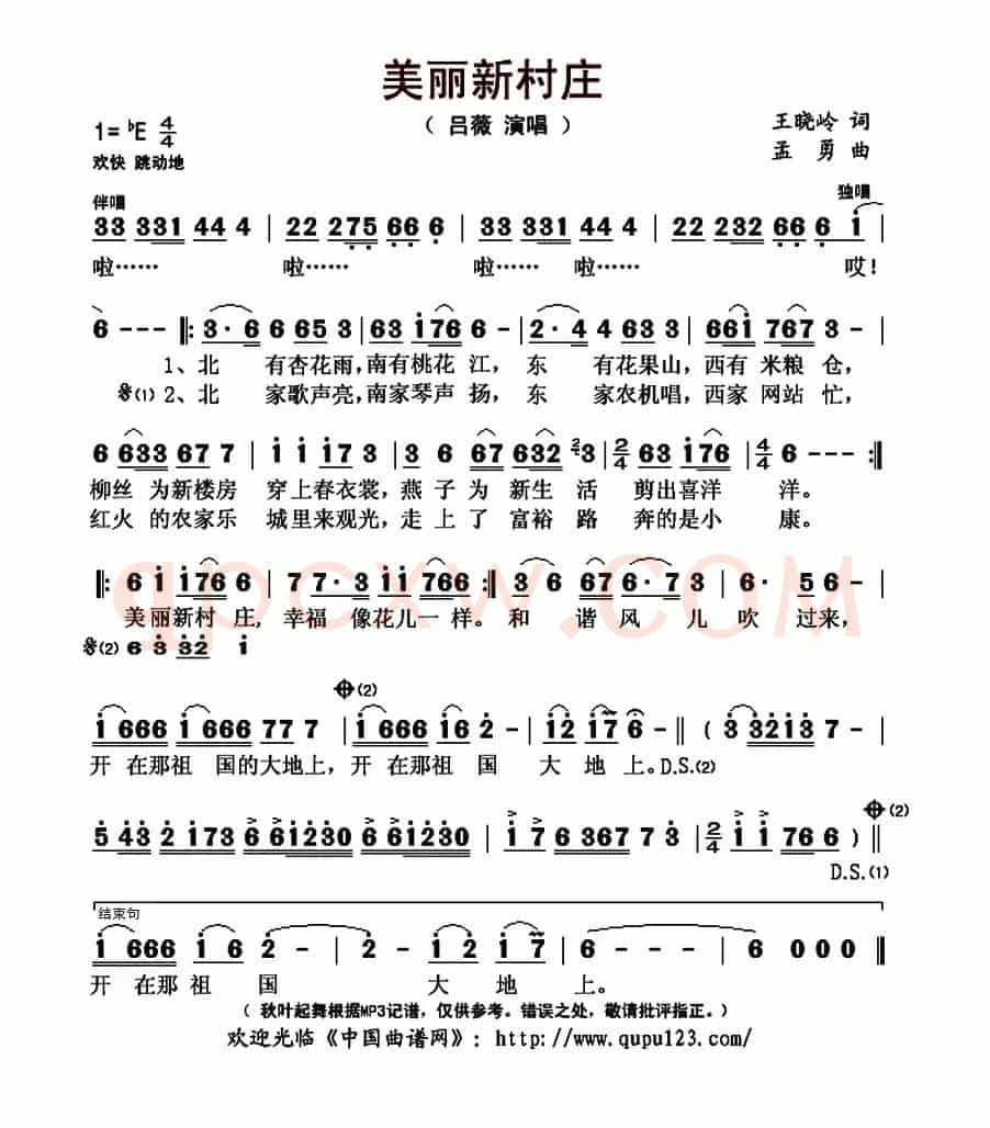 美丽新村庄