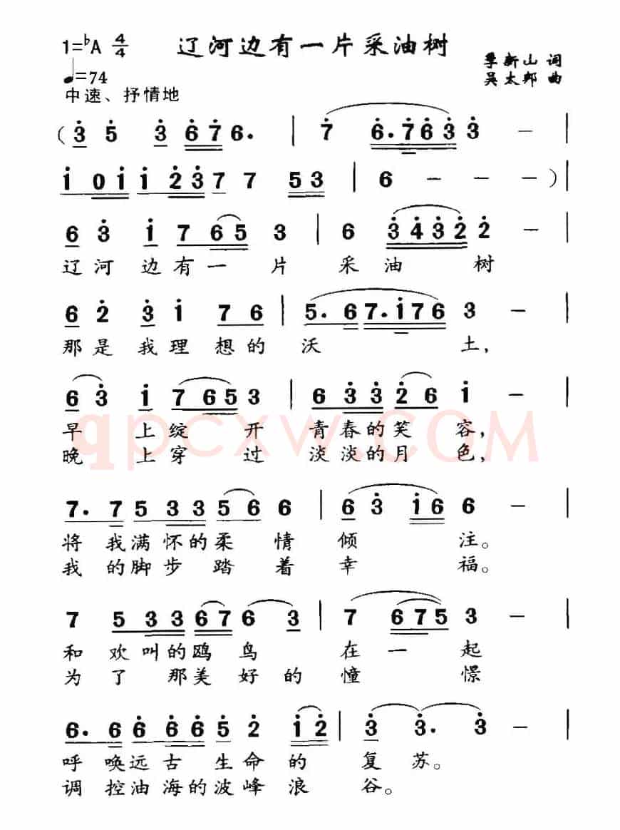 辽河边有一片采油树