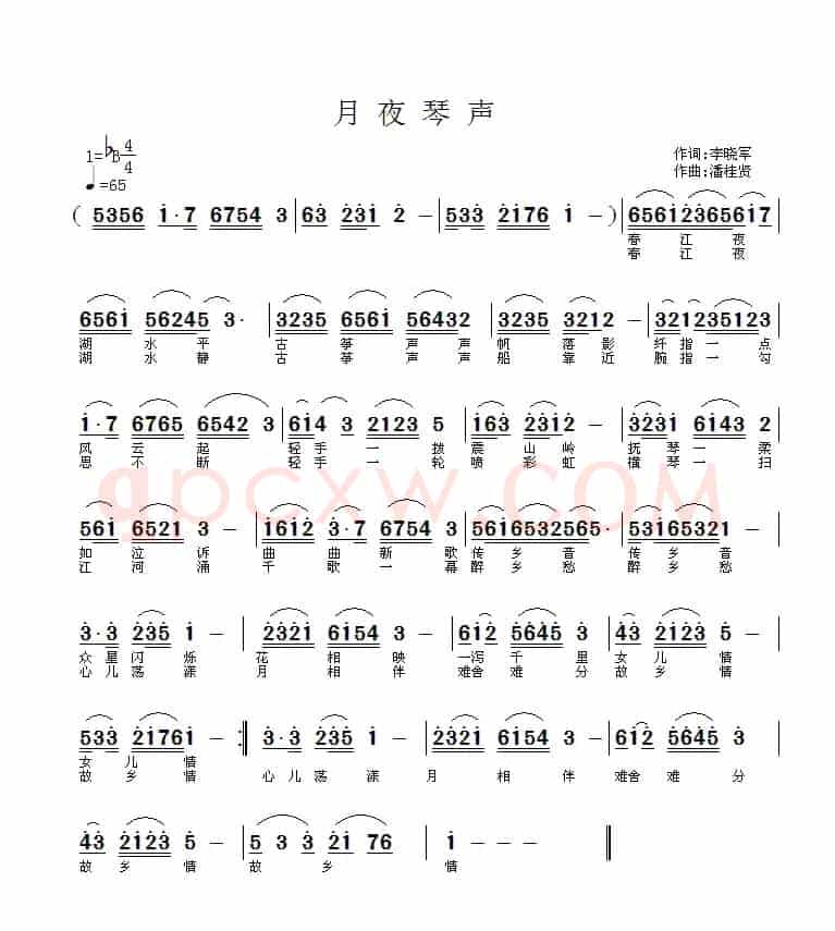 月夜琴声