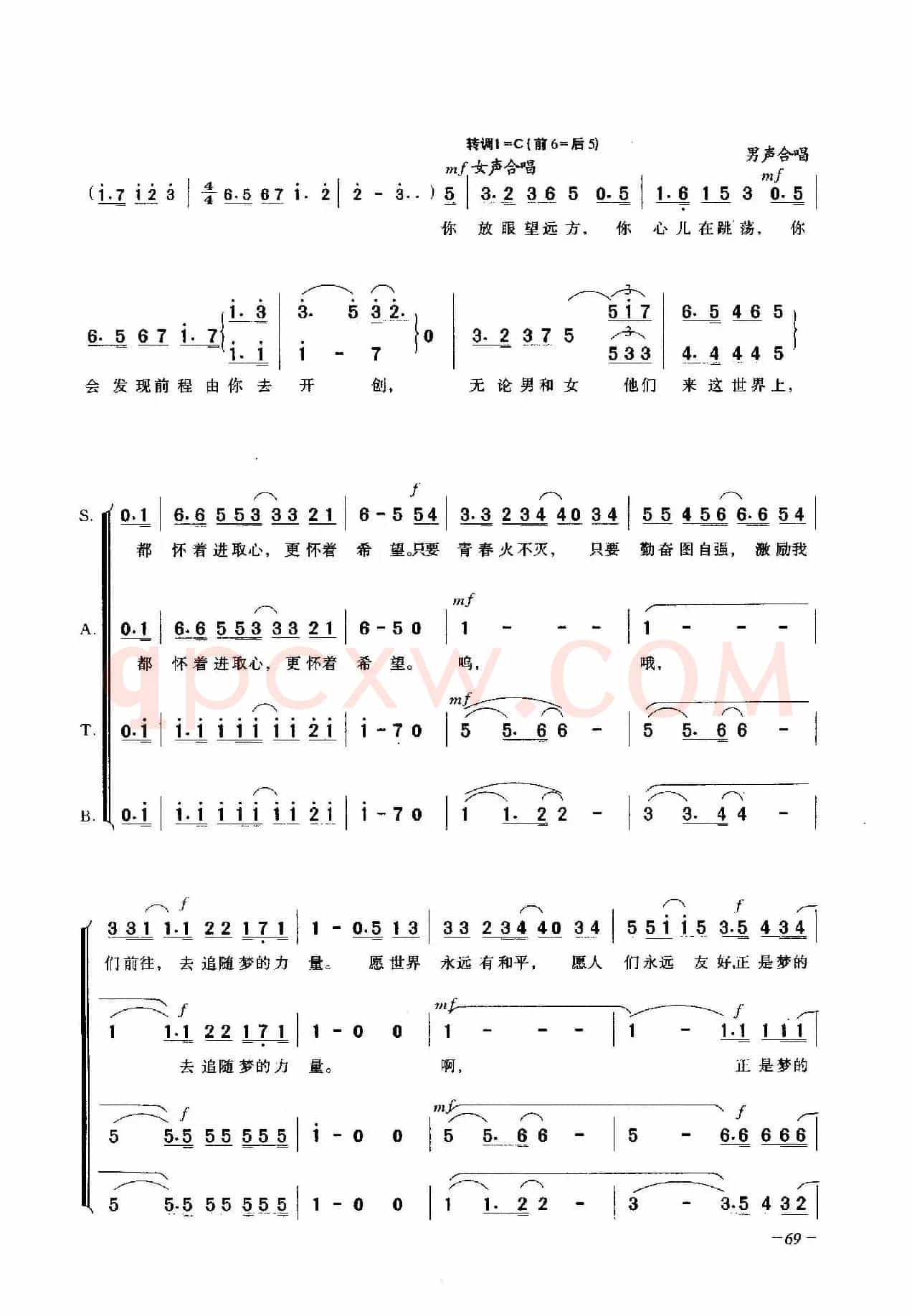 梦的力量（合唱）