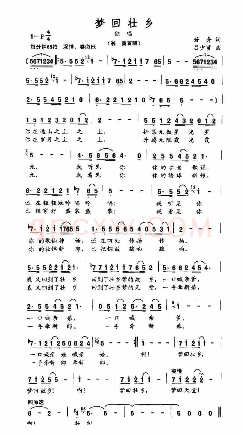 梦回壮乡
