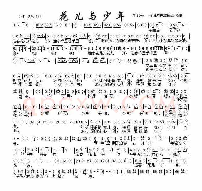 花儿与少年（孙致平改编版）