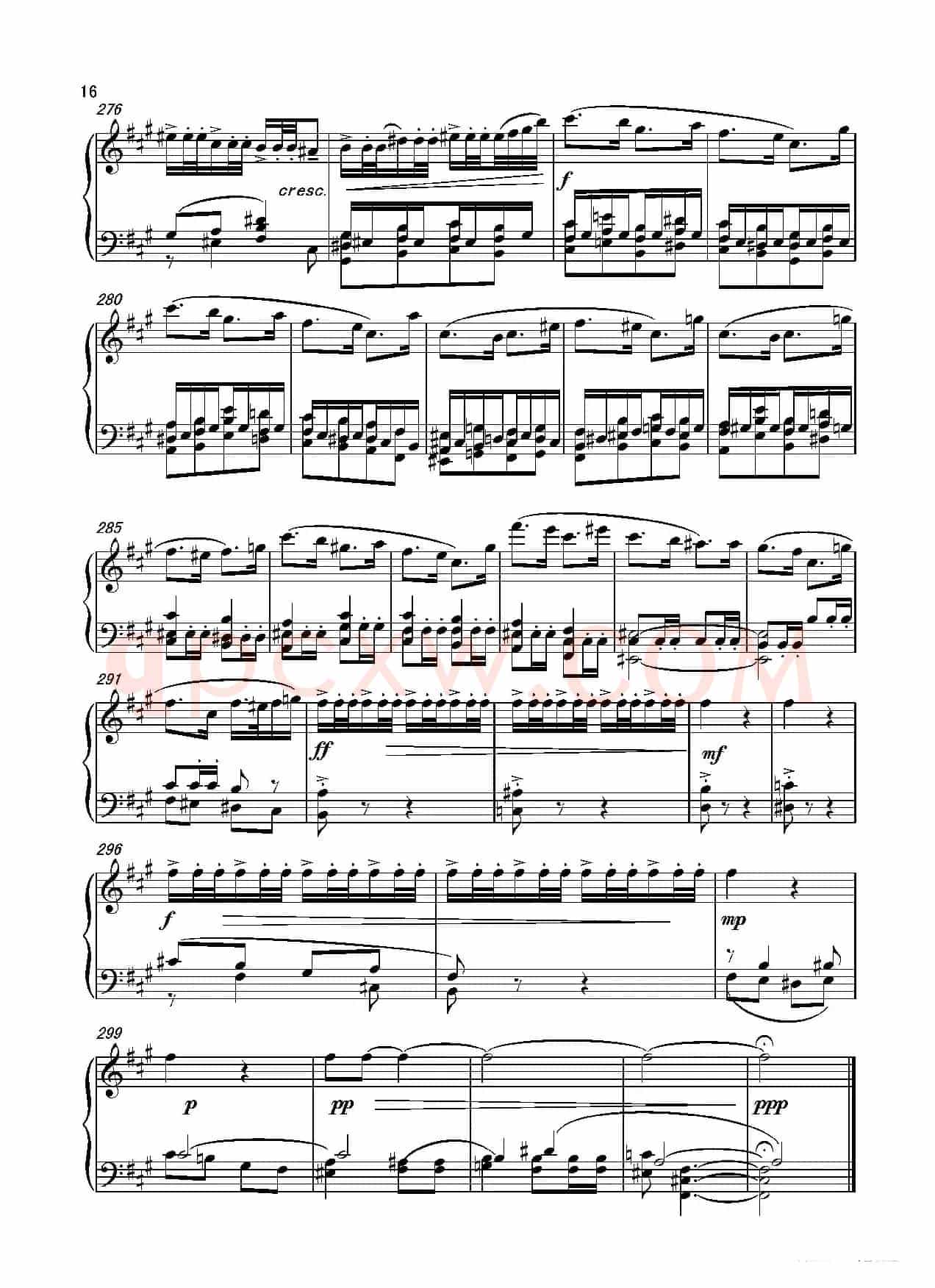 第六钢琴奏鸣曲Piano Sonata No.6（单乐章）