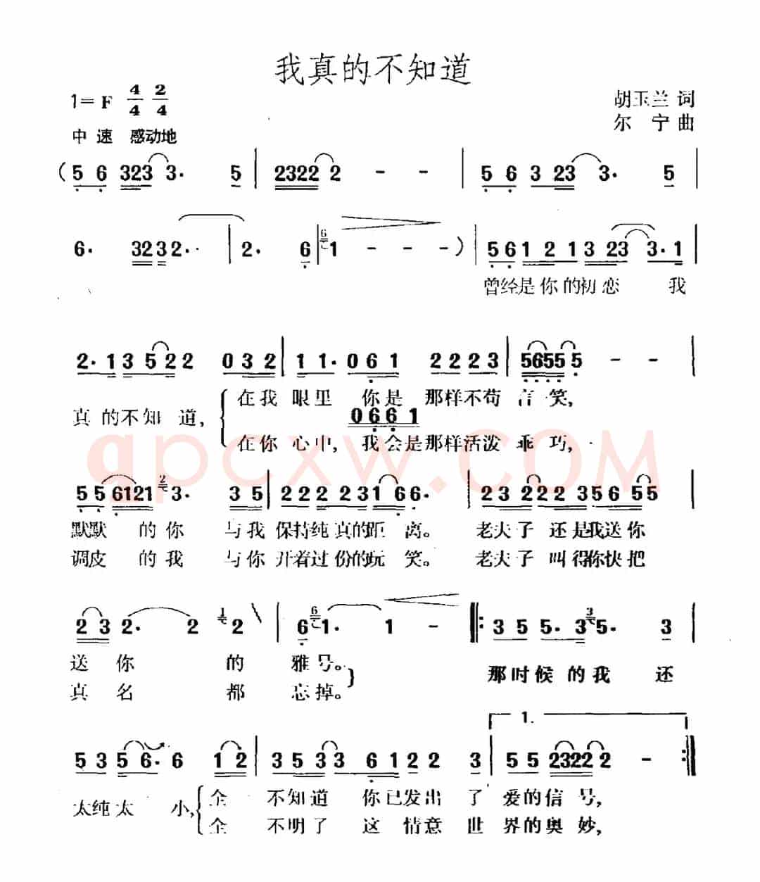 我真的不知道