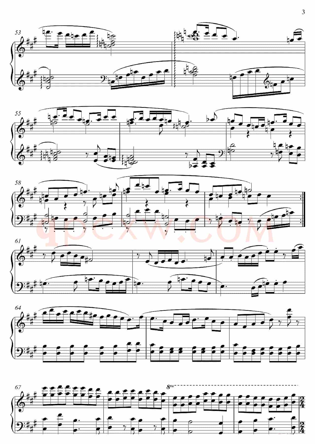 第23钢琴奏鸣曲“高甲缘”Piano Sonata No·23（三个乐章）