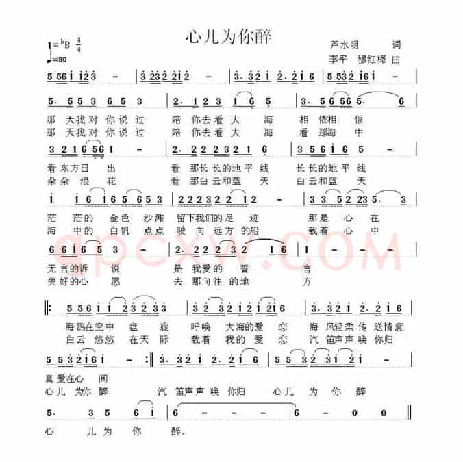 心儿为你醉