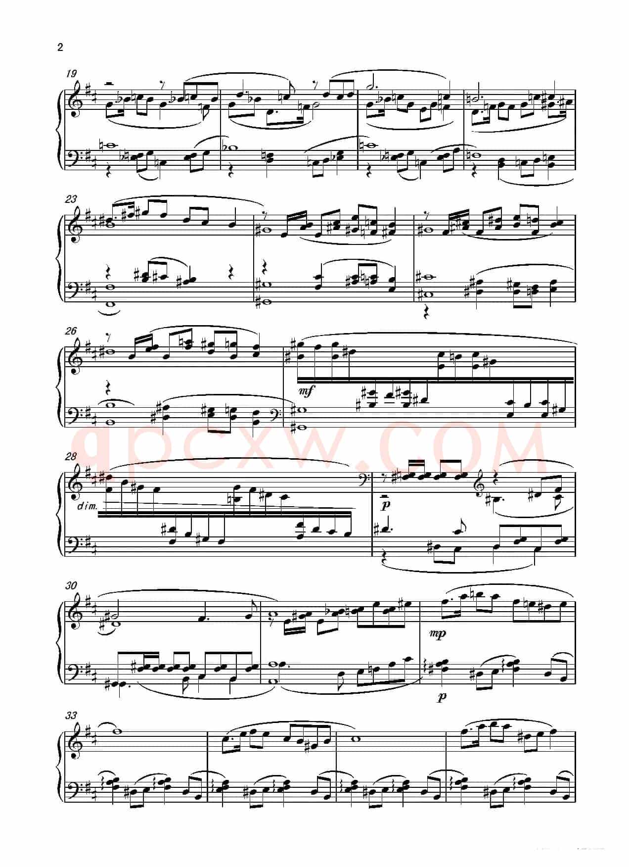 第4钢琴奏鸣曲PianoSonataNo.4（第2乐章“眠”）